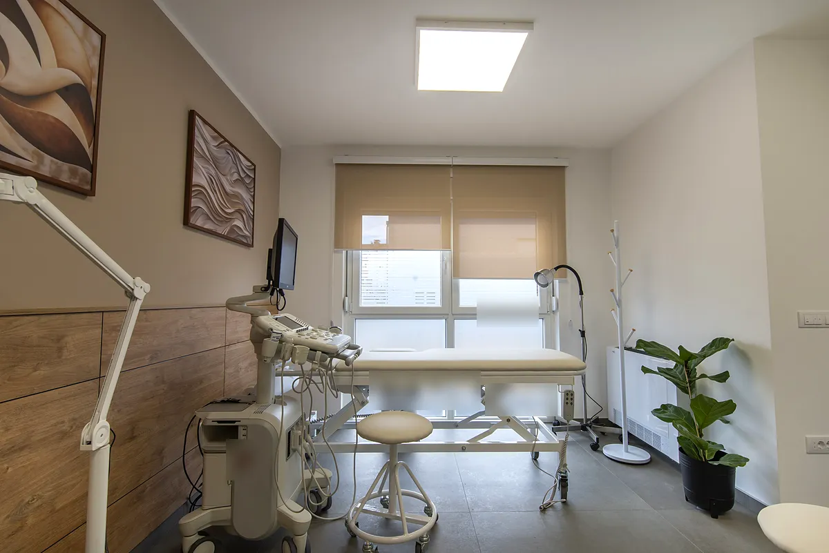 Modern medical examination room